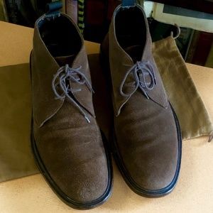GUCCI MENS Brown Suede Boots-  US Size 9/9.5 E